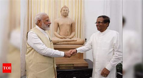 Pm Modi Gets Samadhi Buddha Statue As T From Lankan President