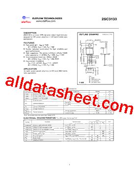 Sc Datasheet Pdf Eleflow Technologies Co Ltd