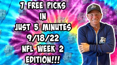 7 Free Nfl Betting Picks Ats And Totals Sunday 9 18 22 Week 2 Nfl Tips