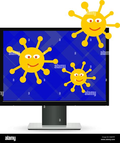 Virus computer illustration Stock Vector Image & Art - Alamy