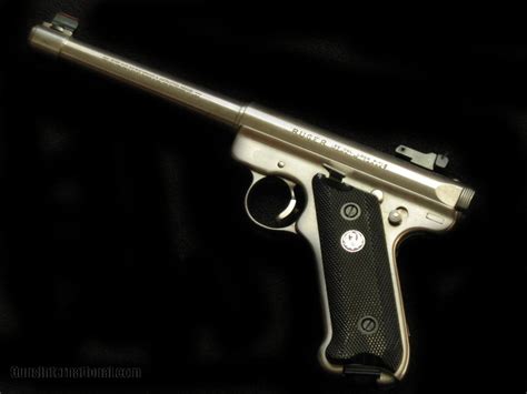 Custom Ruger Mkii Stainless Target Pistol 22lr