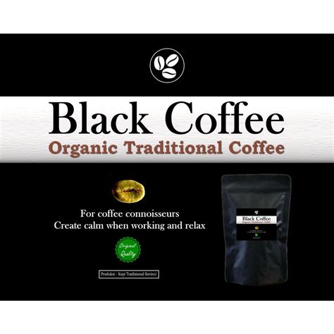 Jual Black Coffee Kopi Robusta Powder Gram Pure