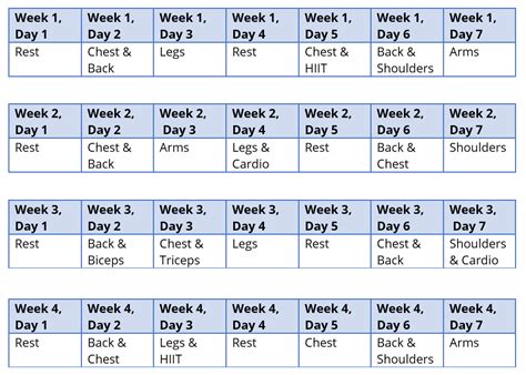 Aesthetic Bodybuilding Workout Chart Eoua Blog