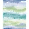 Lillian August Sq Ft Luxe Haven Seaglass Ikat Waves Vinyl Peel