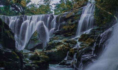 Curup Pinang Indah Air Terjun Indah Dengan Bebatuan Eksotis Di Way