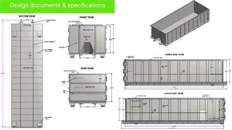 Roll Off Container Manufacturer | Container Specifications | Ramp