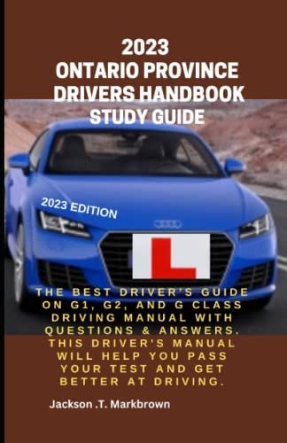 2023 Ontario Province Drivers Handbook Study Guide The Best Drivers