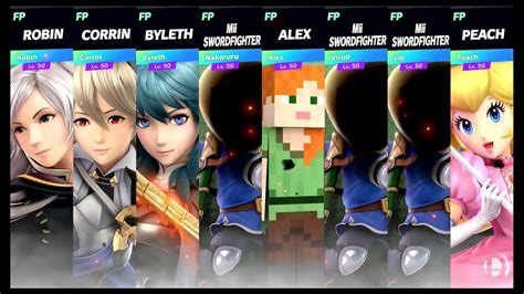 Super Smash Bros Ultimate Amiibo Fights Request 23942 Waifu Battle