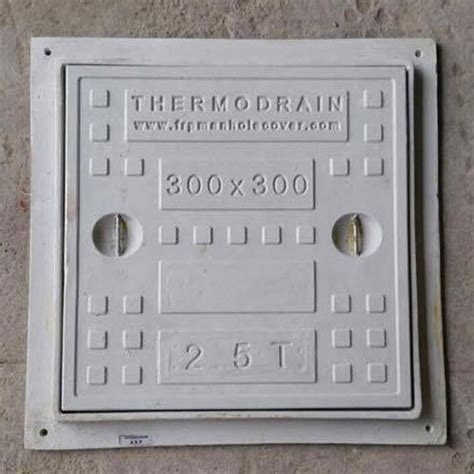 Square Thermodrain FRP Manhole Cover Capacity 2 5 T At Rs 1900 In New