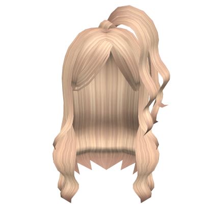 Gyaru Half Up Side Ponytail Blonde Roblox