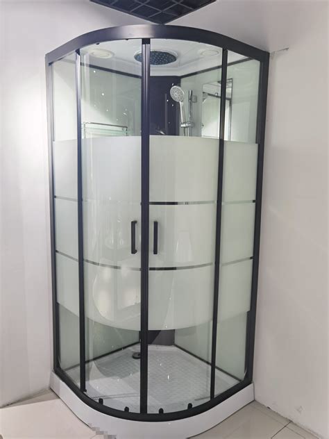 Luxury Bathroom Double Sliding Door Complete Steam Shower Cubicle