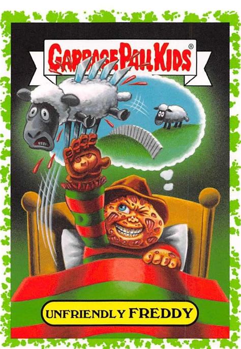 Freddy Krueger Gpk Garbage Pail Kids Cards Garbage Pail Kids