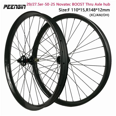 Er Mtb Wheel Novatec Thru Axle Xc Am Dh Inch Mountain X Mm