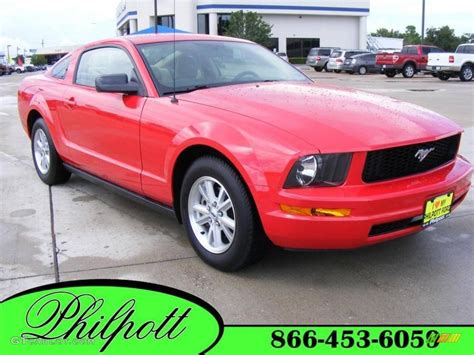 2006 Torch Red Ford Mustang V6 Premium Coupe 16224129 Car Color Galleries