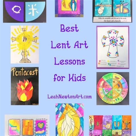 Best of Lent Art Lessons for kids - Leah Newton Art