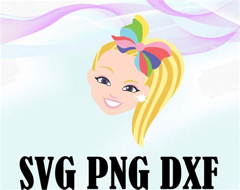 Jojo Siwa Face Svg Dxf Png Jojo Siwa Clipart Pink Bow Etsy Free Nude