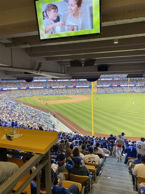 Seat Views At Dodger Stadium