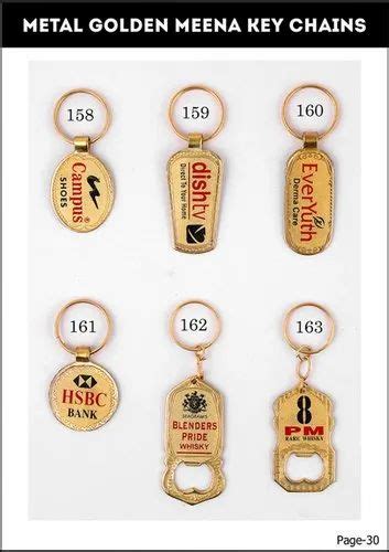 Golden Stainless Steel Promotional Keychain 2mm At Rs 8 95 In Delhi