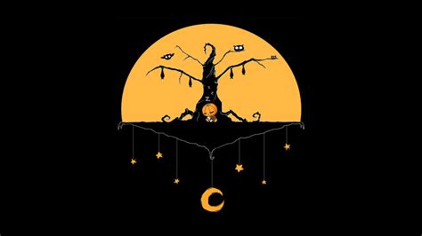 Minimalist Halloween Pc Wallpapers Wallpapersafari