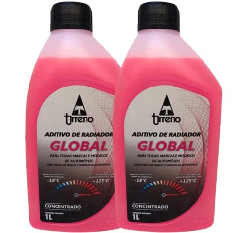 Aditivo Radiador Concentrado Rosa Global Original Tirreno L Marques