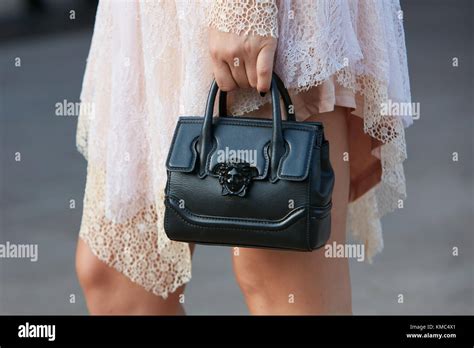 Versace Pink And Black Purse