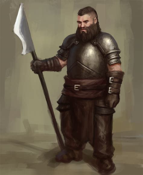 Oc Dwarf Sketch R Characterdrawing