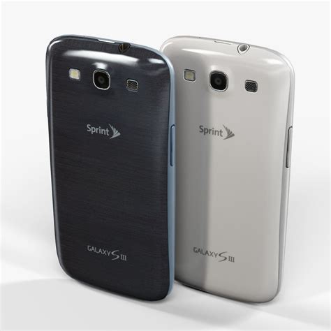 Samsung Galaxy Sprint S III 3D Model $17 - .obj .ma .max .fbx .dae - Free3D