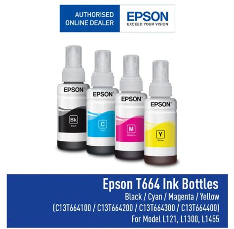 Tinta Epson 664 T664 T6641 Hitam