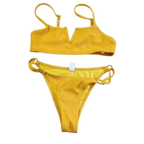 TiniBikini Swim Tiny Tini Bikini Swim Wear Women Junior Adjustable Strap Bikini Medium