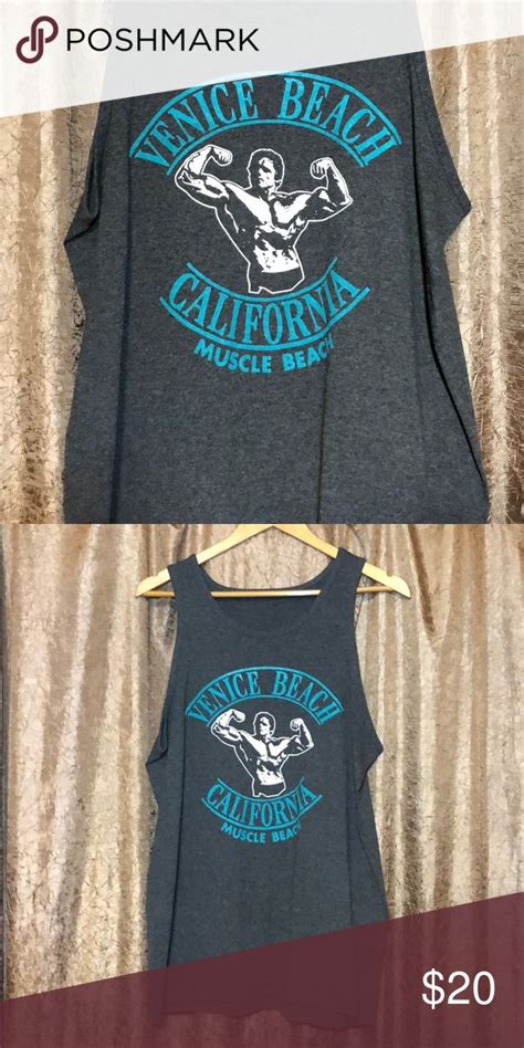 Venice Beach California Muscle Beach Tank Top Beach Tanks Tops Tops
