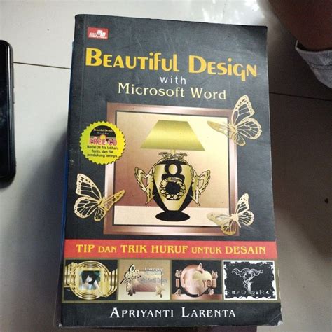 Jual Buku Beautiful Design With Microsoft Word Tip Dan Trik Huruf Untuk