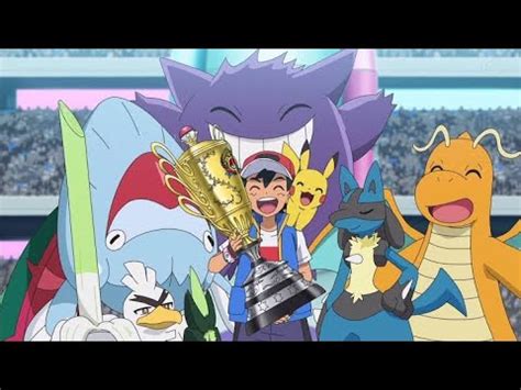 Pokemon Journey Ep Ash Vs Leon Final Battle Youtube