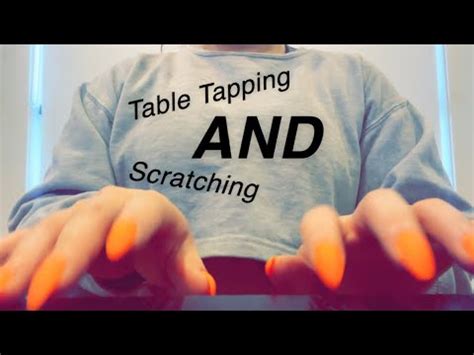 Lo Fi Fast And Aggressive ASMR Table Tapping Scratching Different