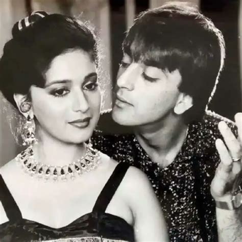 Sanjay Dutt With Beautiful Madhuri Dixit Old Memories Trading Short