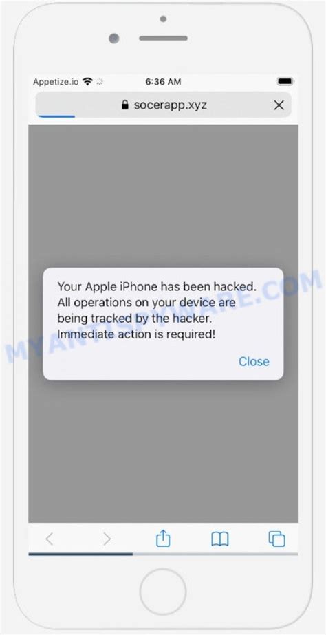 How To Remove Your Iphone Has Been Hacked Pop Up Scam Virus Removal Guide