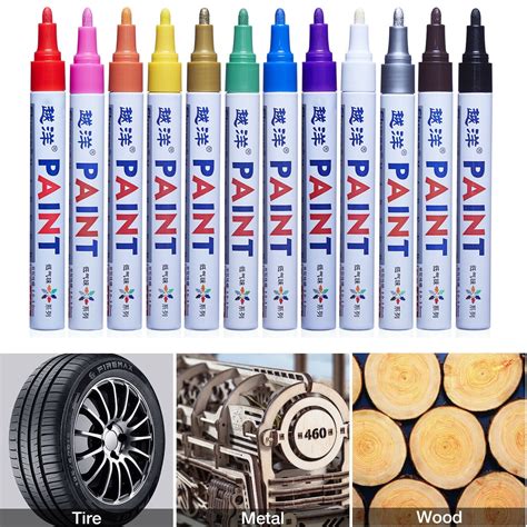 Pcs Waterproof Permanent Paint Marker Pen For Car Tyre Tire Tread