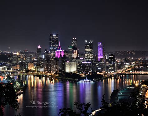 Pittsburgh Skyline At Night Wallpaper