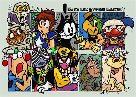 Favorite Characters Meme By Gagaman On Deviantart