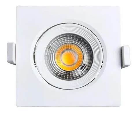 SPOT LED GALAXY 5W 3000K EMBUTIR QUADRADO BIVOLT