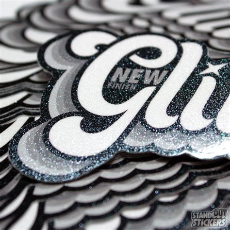 Get Your Shine On Introducing Glitter Stickers Standout Stickers Blog