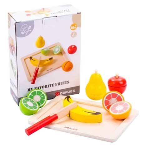 Fruits Couper En Bois Jouet De Cuisine Pour Enfant Mois