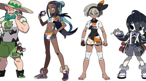 Heres What The Numbers On Pokemon Sword And Shield Gym Leaders Outfits