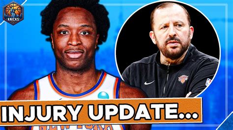 Massive Og Anunoby Injury Update Return Incoming New York Knicks