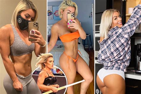 Wwe Star Mandy Rose Reveals Her Progress By Posing In A Tiny Orange Bikini For A Sexy Mirror