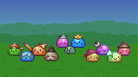 The Slimes Of Terraria All Town Slimes Pet Slimes And 1 Minion Slime