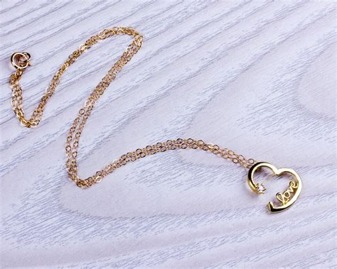 Gold Heart Necklace