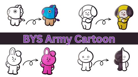 How To Draw BT21 Cooky BTS Jungkook Persona Btsshorts Painting