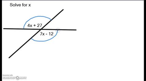 Linear Pairs And Vertical Angles Worksheet