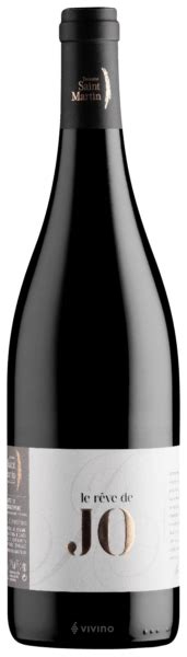 Domaine Saint Martin Le Rêve de Jo Rouge Vivino US