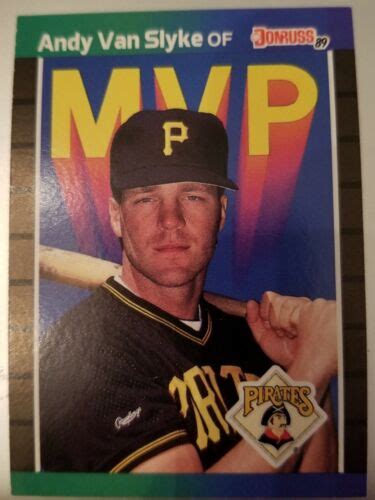 Andy Van Slyke Donruss Mvp Bc Pittsburgh Pirates Baseball Card